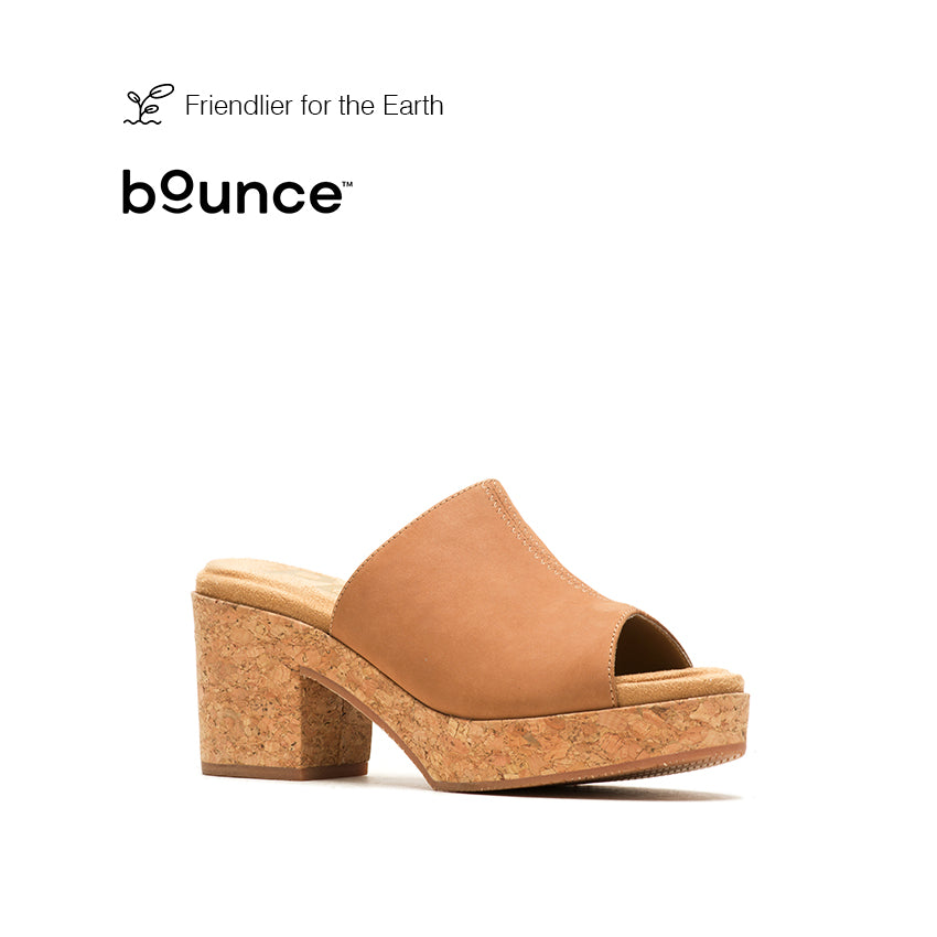 Poppy Slide  Women's Casual Sandals - Deep Beige Nubuck