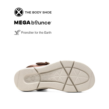 Uplift Qtr Strap Women's Sandals - Tan Leather