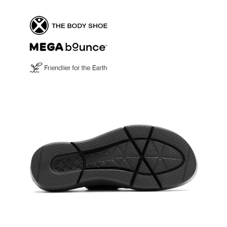 Uplift 2-Band Slide Women's Sandals - Bold Black Leather