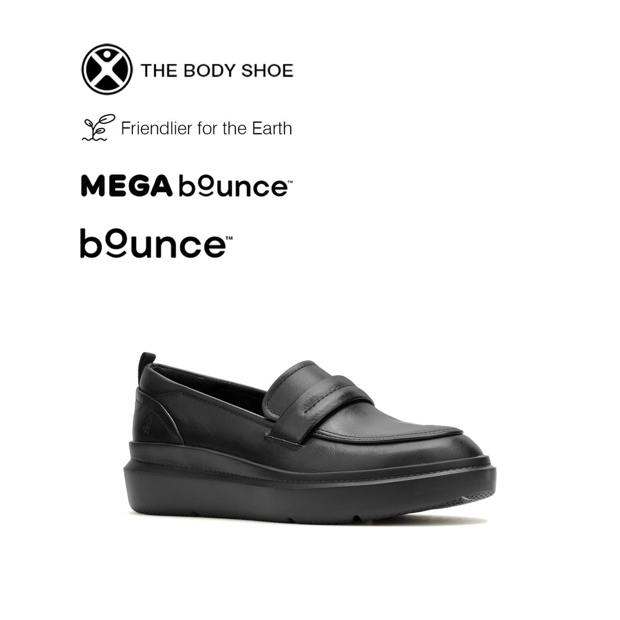 Joy Penny Loafer Women's - Bold Black Leather