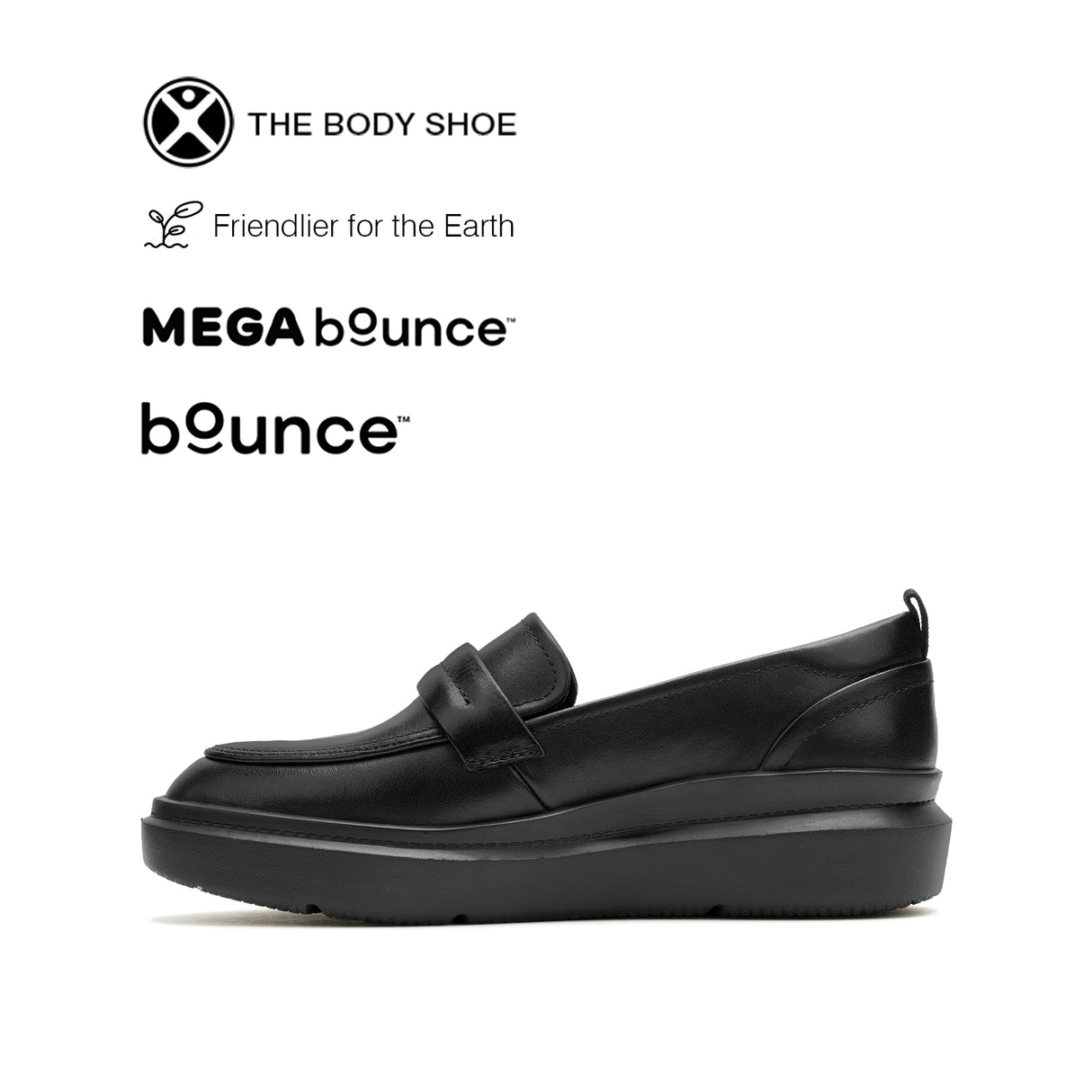 Joy Penny Loafer Women's - Bold Black Leather