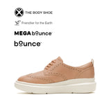 Joy Wingtip Women's Shoes - Tan Leather