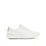 Mae Lace Up Women's Shoes - White Leather