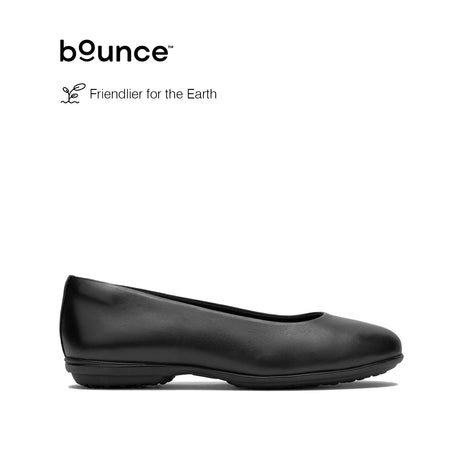 Alice Flat Women's Shoes - Bold Black Leather