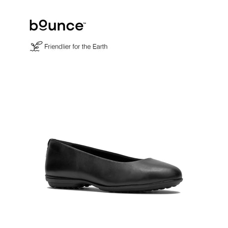 Alice Flat Women's Shoes - Bold Black Leather