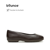 Alice Flat Women's Shoes - Dark Brown Leather