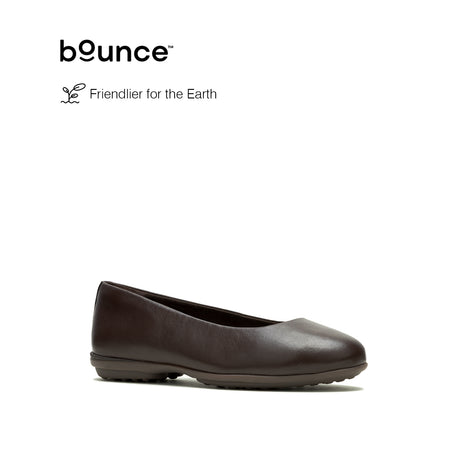 Alice Flat Women's Shoes - Dark Brown Leather