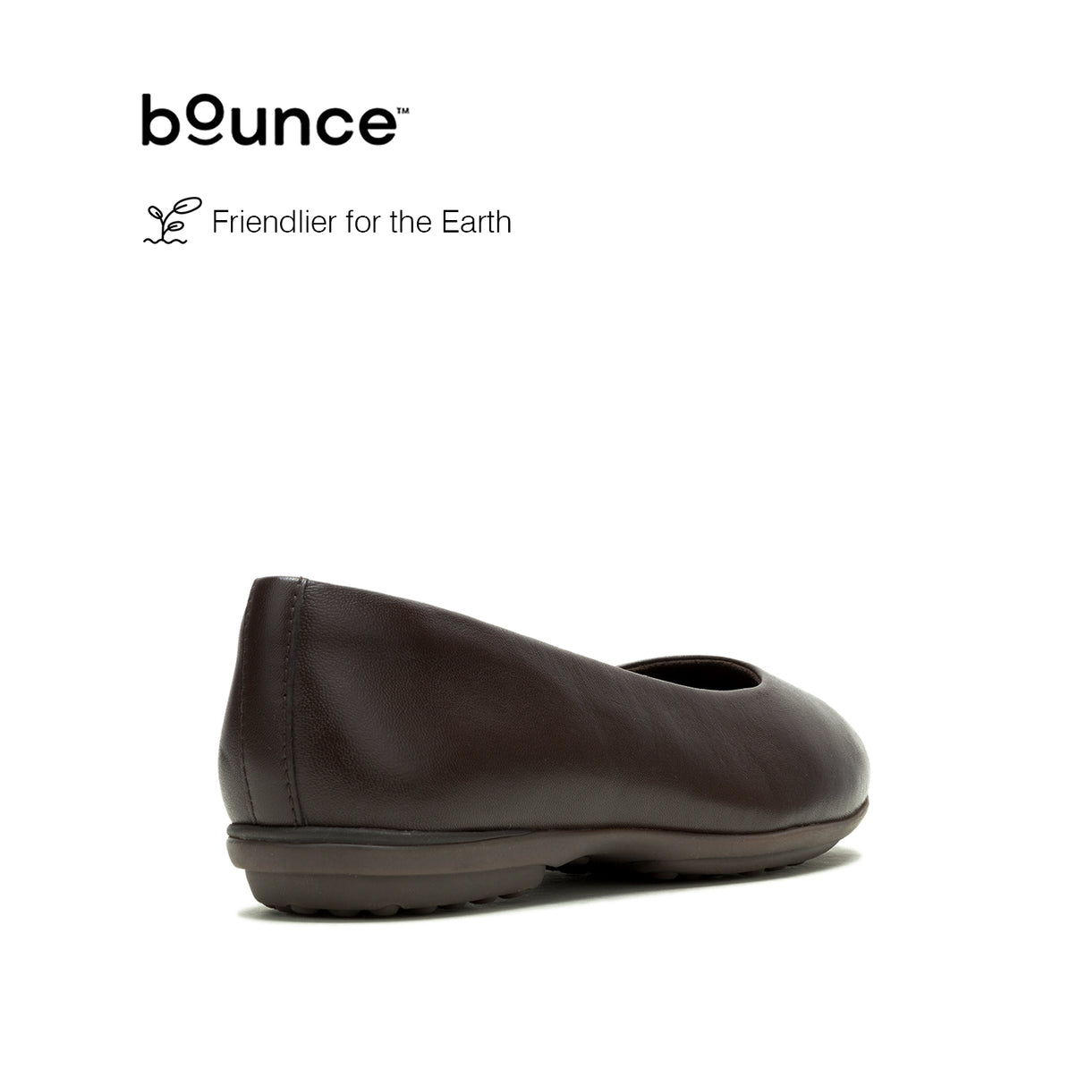 Alice Flat Women's Shoes - Dark Brown Leather