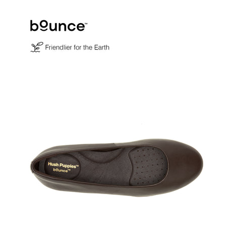 Alice Flat Women's Shoes - Dark Brown Leather