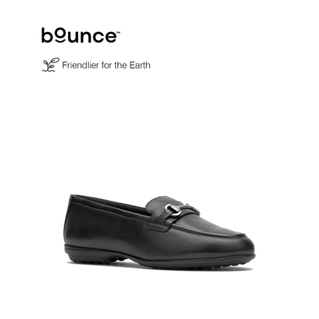 Alice Bit Loafer Women's Shoes - Bold Black Leather