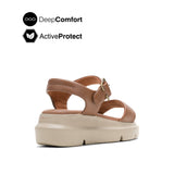Uplift Qtr Strap Women's Sandals - Cognac Leather
