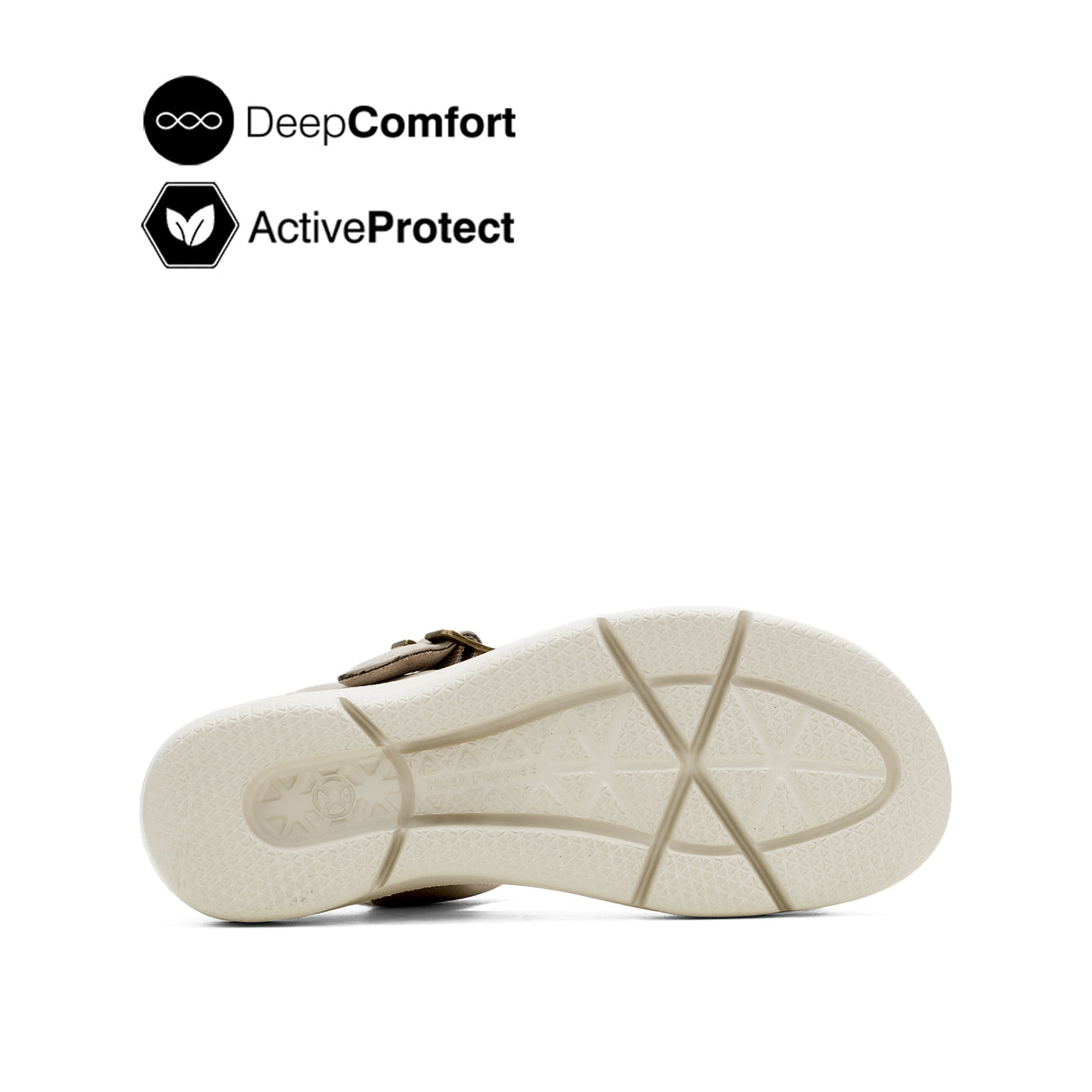 Uplift Qtr Strap Women's Sandals - Light Taupe Leather