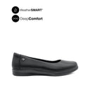 Kate Slip On PT Women's Shoes - Black Leather WP