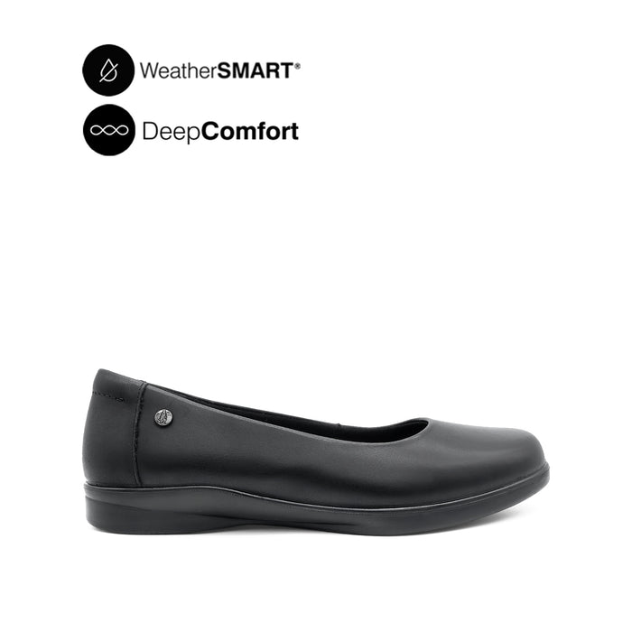 Kate Slip On PT Women's Shoes - Black Leather WP Hush Puppies Philippines