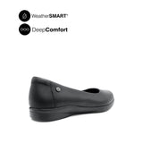 Kate Slip On PT Women's Shoes - Black Leather WP