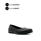 Kate Slip On PT Women's Shoes - Black Leather WP