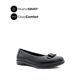 Kate Bow Women's Shoes - Black Leather