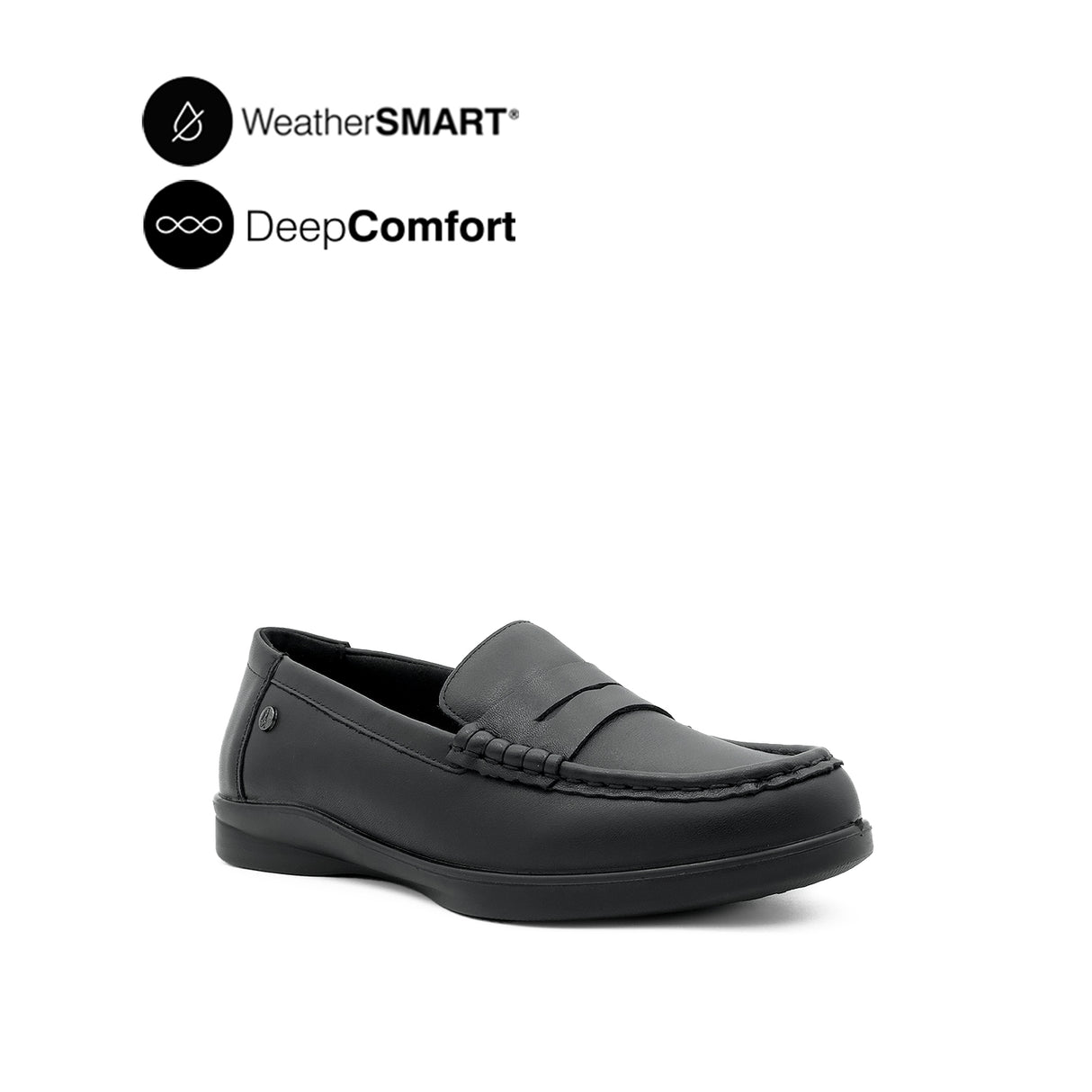 Kate Penny Women's Shoes - Black Leather WP