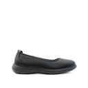 Samara Slip On Women's Shoes - Black Coated Leather