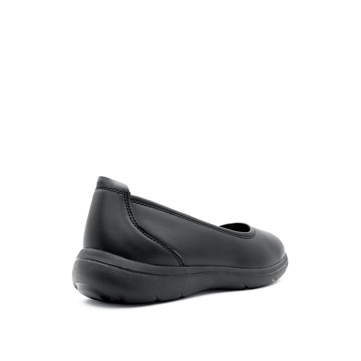 Samara Slip On Women's Shoes - Black Coated Leather