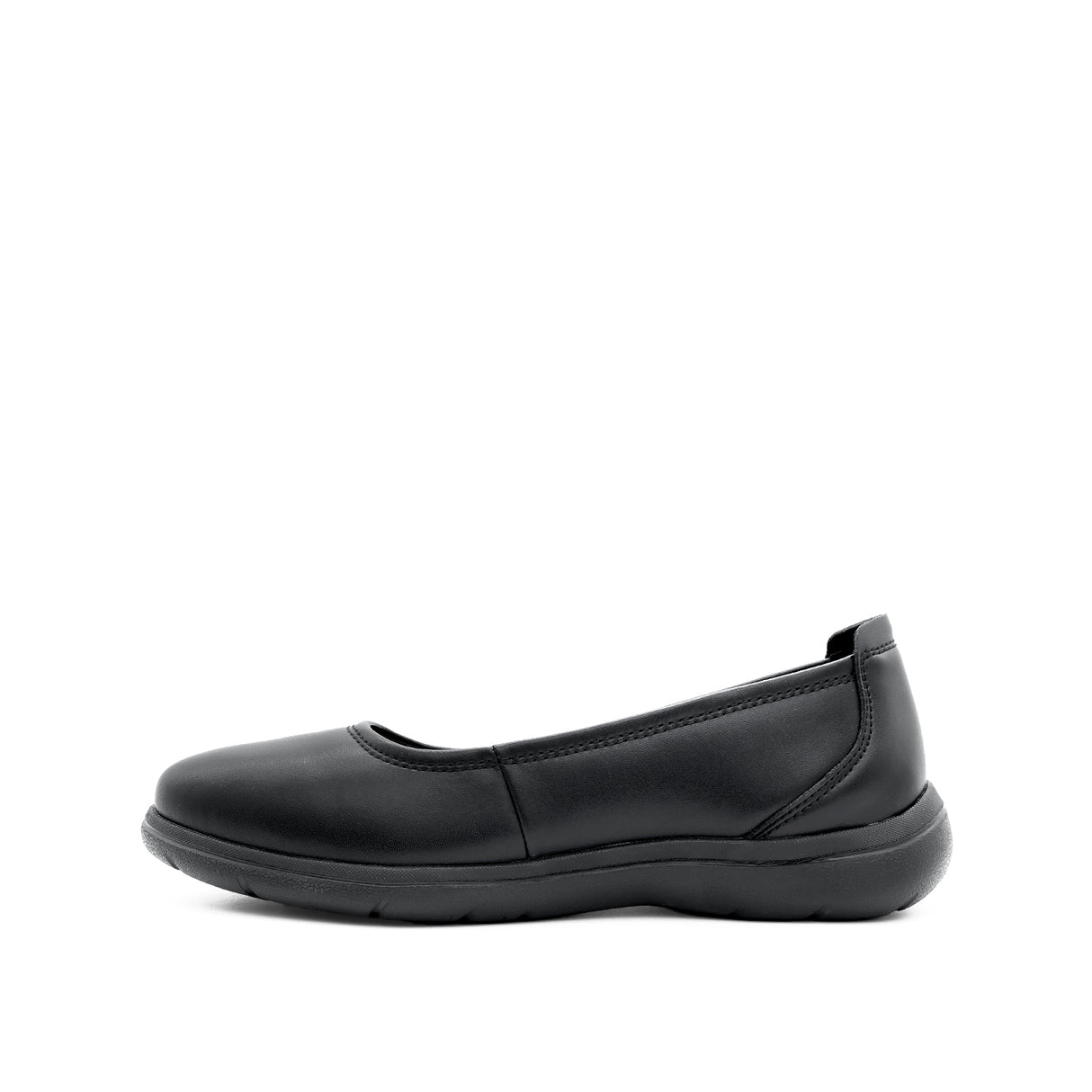 Samara Slip On Women's Shoes - Black Coated Leather