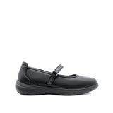 Samara Mary Jane Women's Shoes - Black Coated Leather