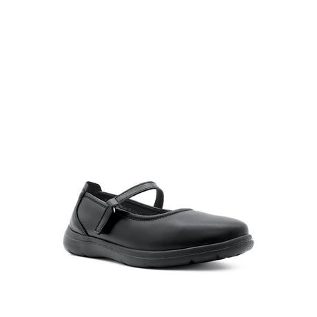 Samara Mary Jane Women's Shoes - Black Coated Leather