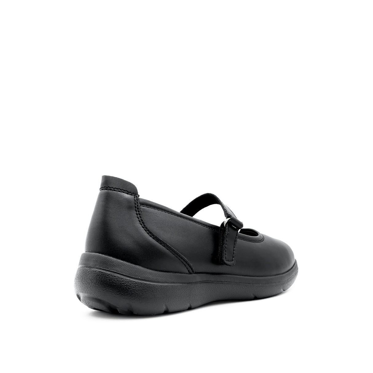 Samara Mary Jane Women's Shoes - Black Coated Leather