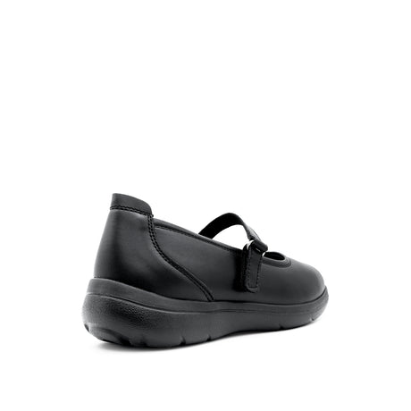 Samara Mary Jane Women's Shoes - Black Coated Leather
