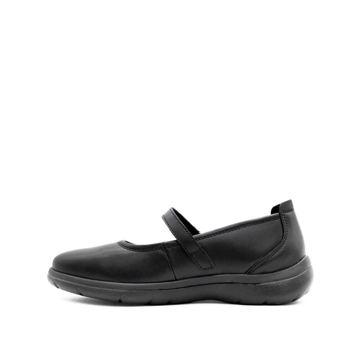Samara Mary Jane Women's Shoes - Black Coated Leather