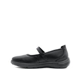 Samara Mary Jane Women's Shoes - Black Coated Leather
