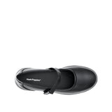 Samara Mary Jane Women's Shoes - Black Coated Leather
