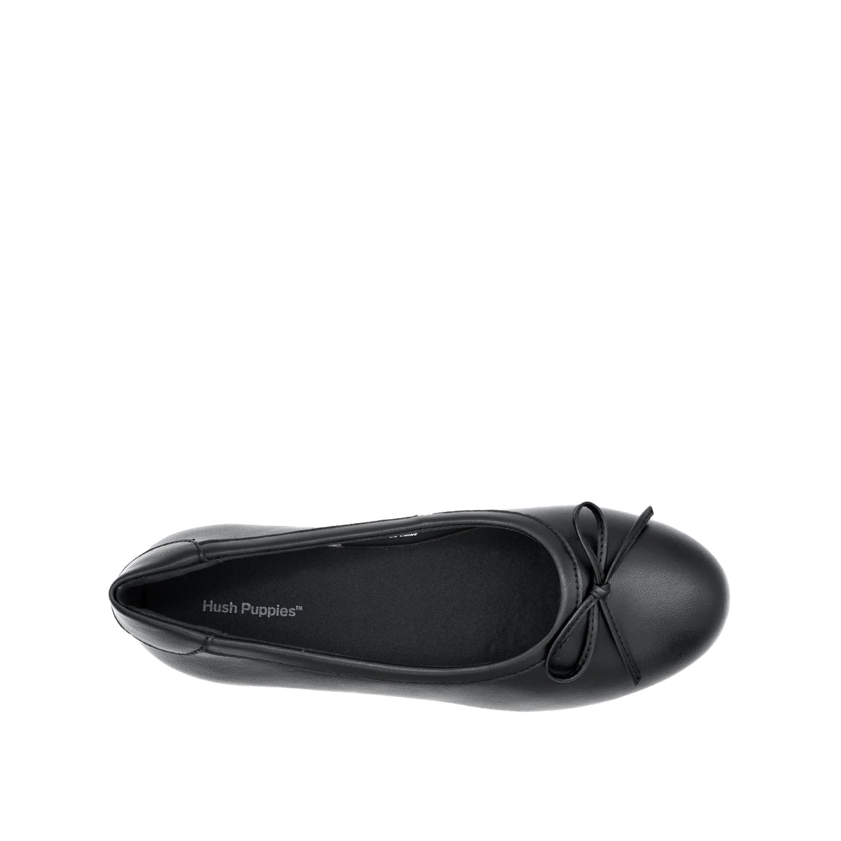 Stormi Bow Women's Shoes - Black Coated Leather