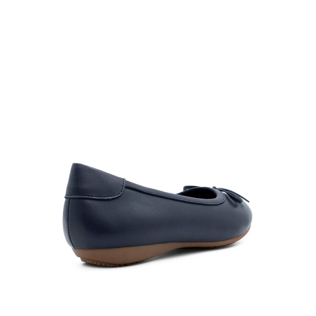 Stormi Bow Women's Shoes - Navy Coated Leather