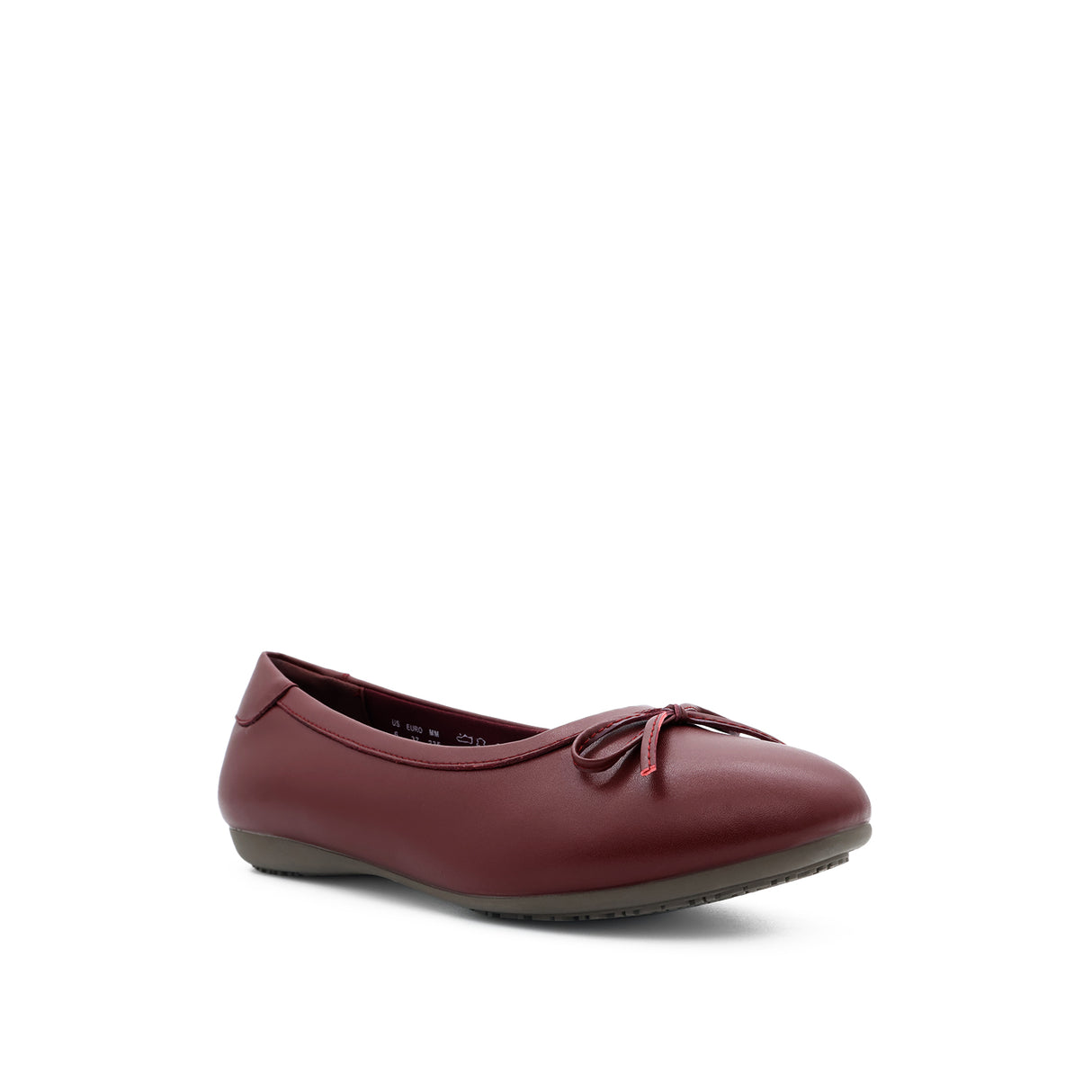 Stormi Bow Women's Shoes - Wine Coated Leather