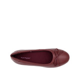 Stormi Bow Women's Shoes - Wine Coated Leather