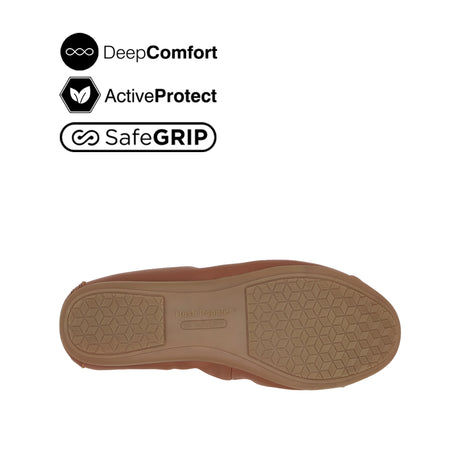 Georgie Bow Toe Cap Women's Shoes - Brown Leather