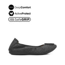 Georgie Medallion Women's Shoes - Black Black Fabric Leather