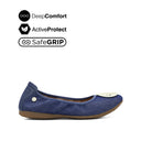 Georgie Medallion Women's Shoes - Denim Blue Fabric Leather