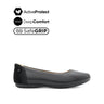 Georgie Plain Toe Women's Shoes - Black Leather