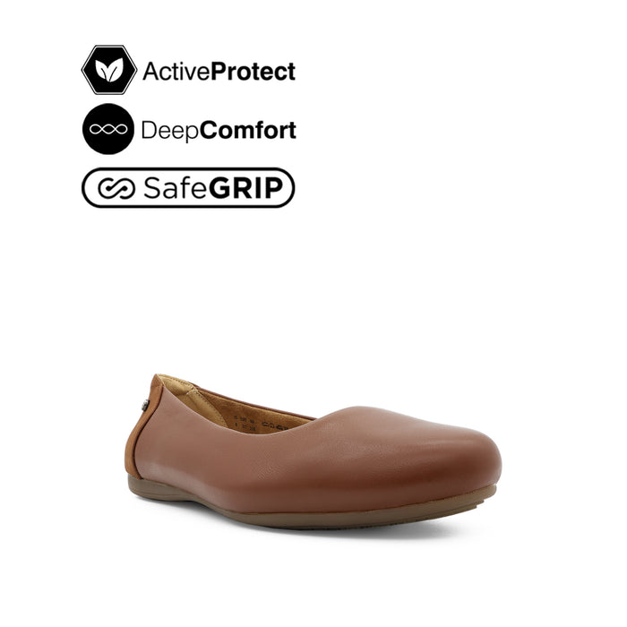 Georgie Plain Toe Women's Shoes - Tan Leather Hush Puppies Philippines