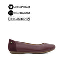 Georgie Plain Toe Women's Shoes - Wine Leather