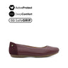 Georgie Plain Toe Women's Shoes - Wine Leather