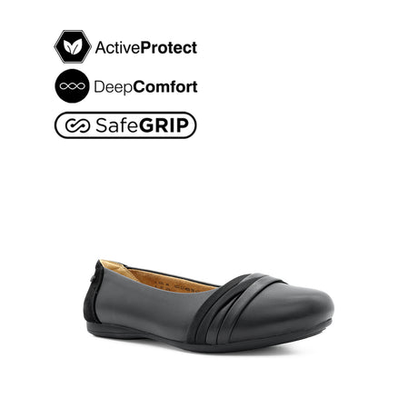 Georgie Ornament Women's Shoes - Black Leather