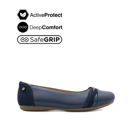 Georgie Ornament Women's Shoes - Navy Leather