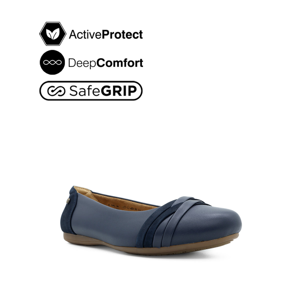 Georgie Ornament Women's Shoes - Navy Leather