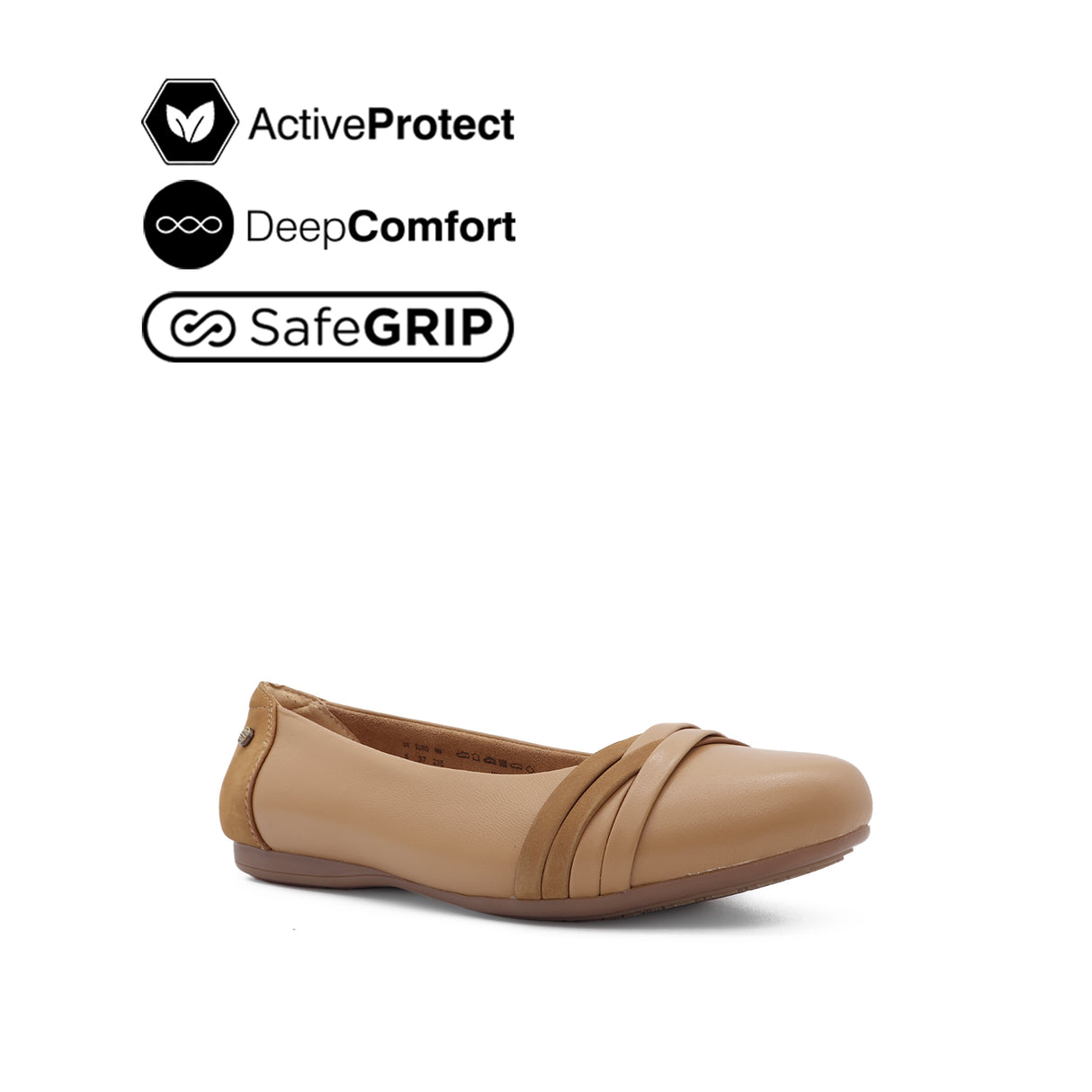 Georgie Ornament Women's Shoes - Light Tan Leather