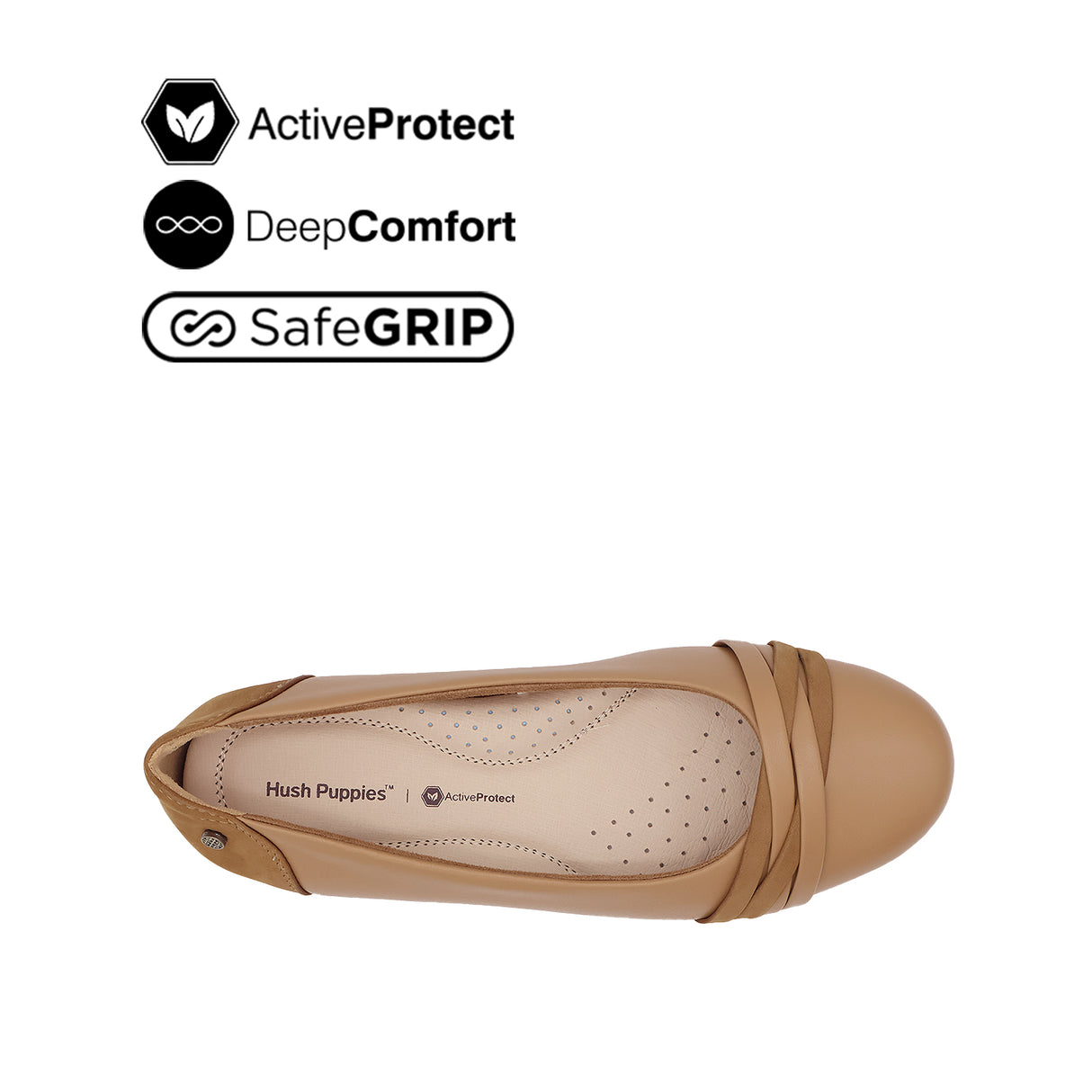 Georgie Ornament Women's Shoes - Light Tan Leather