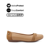 Georgie Ornament Women's Shoes - Light Tan Leather