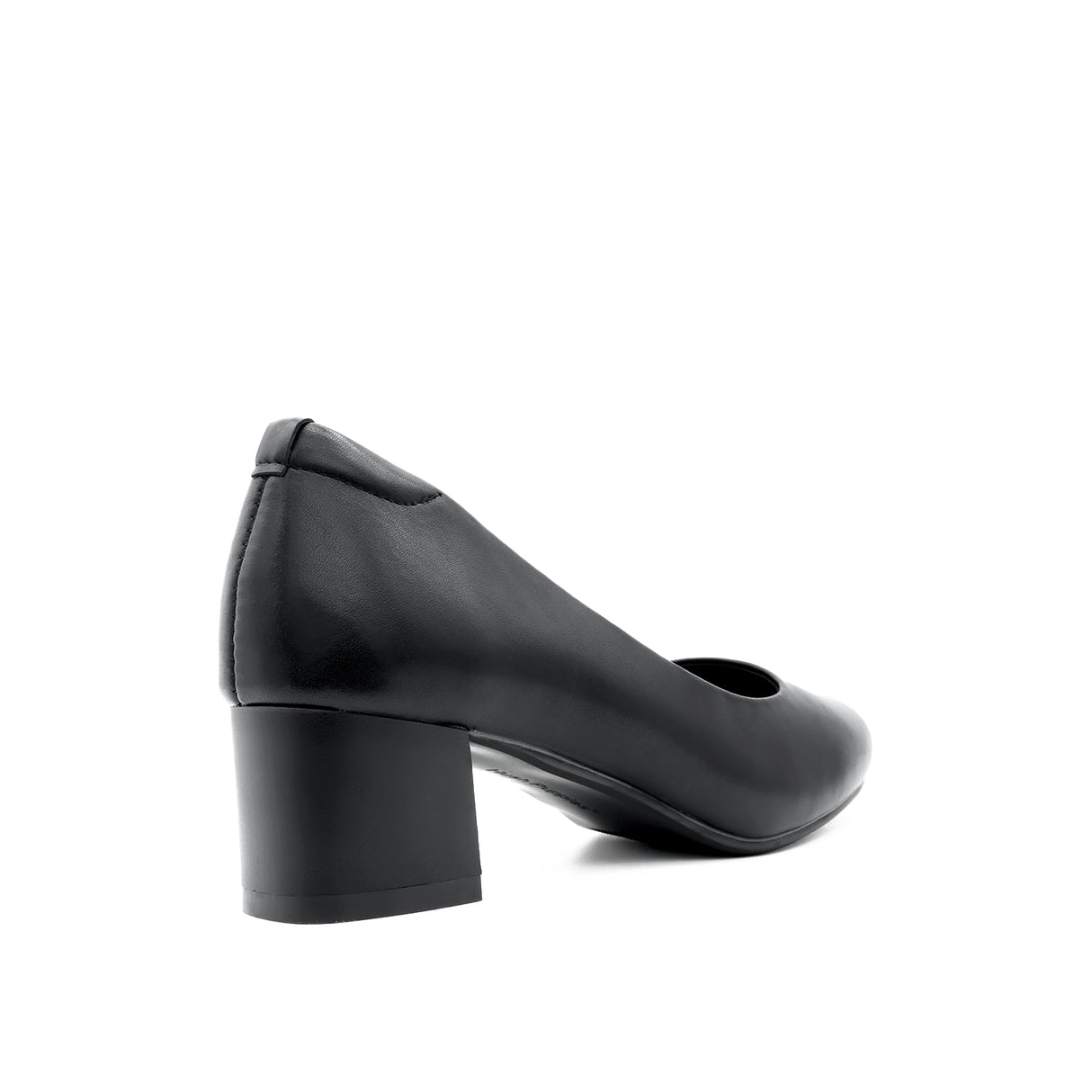 Serene Pump Women's Shoes - Black Coated Leather
